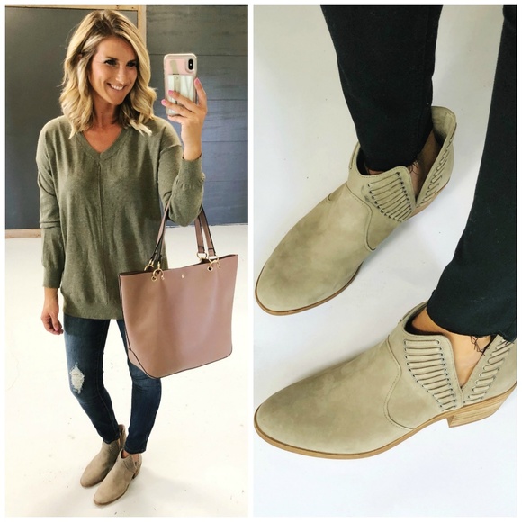 Vince Camuto Pevista booties Suede Gray - Picture 3 of 8